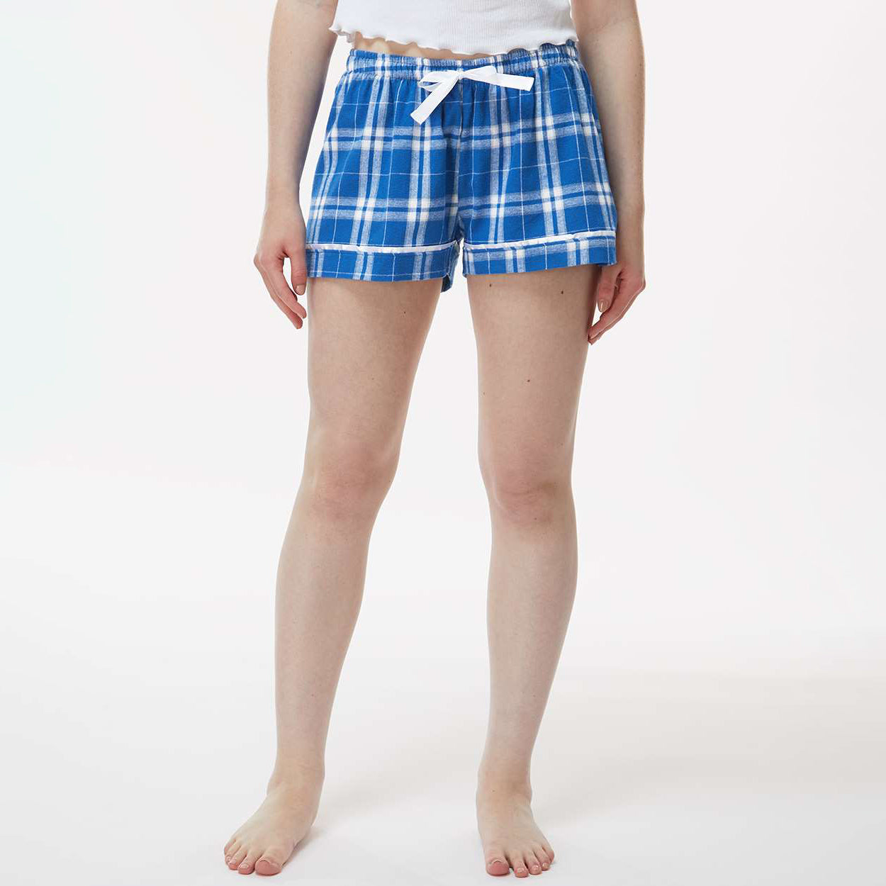 Royal/Silver Plaid