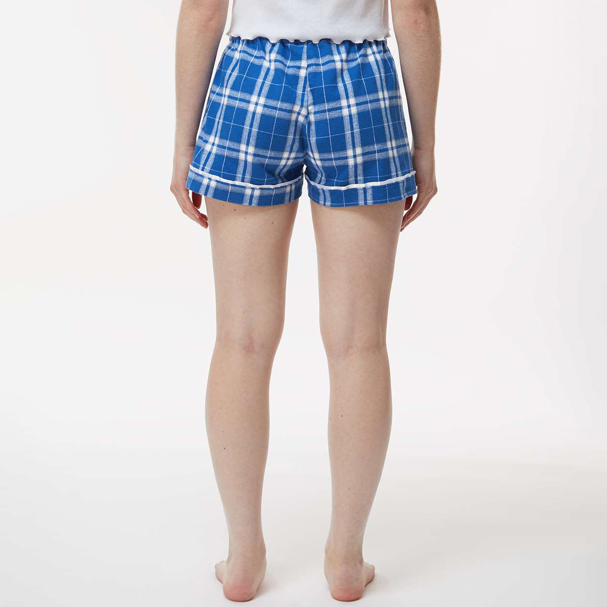 Royal/Silver Plaid