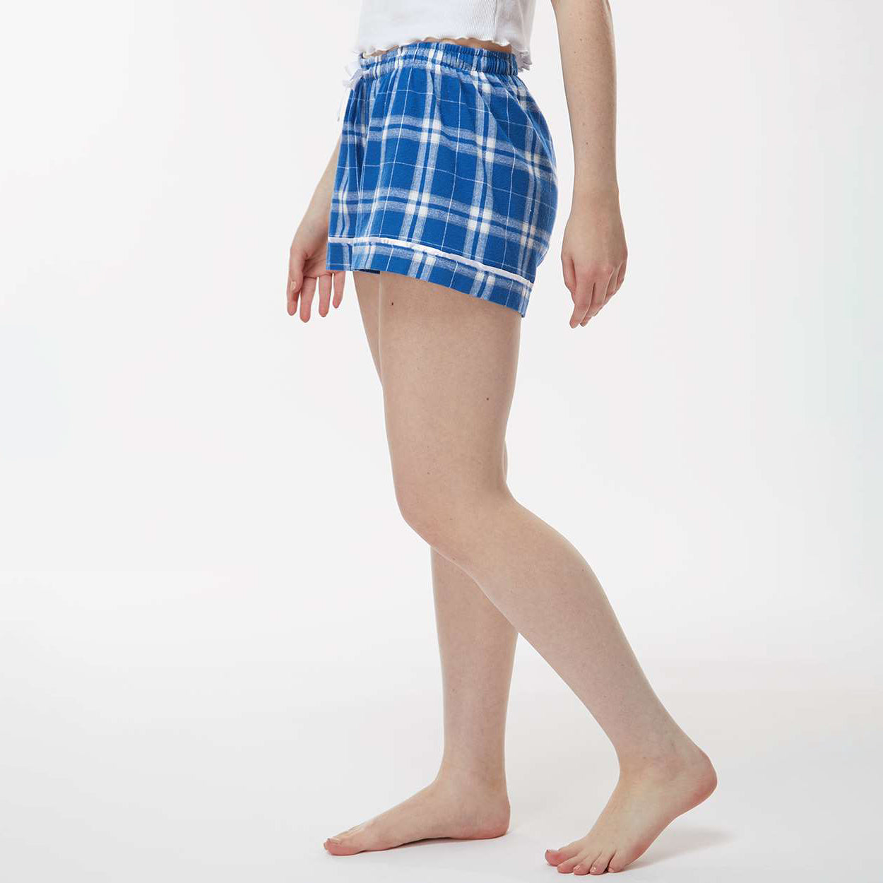 Royal/Silver Plaid