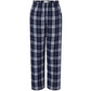 Navy/Silver Plaid