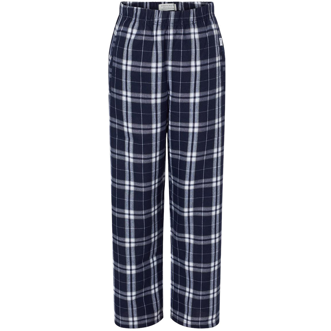 Navy/Silver Plaid