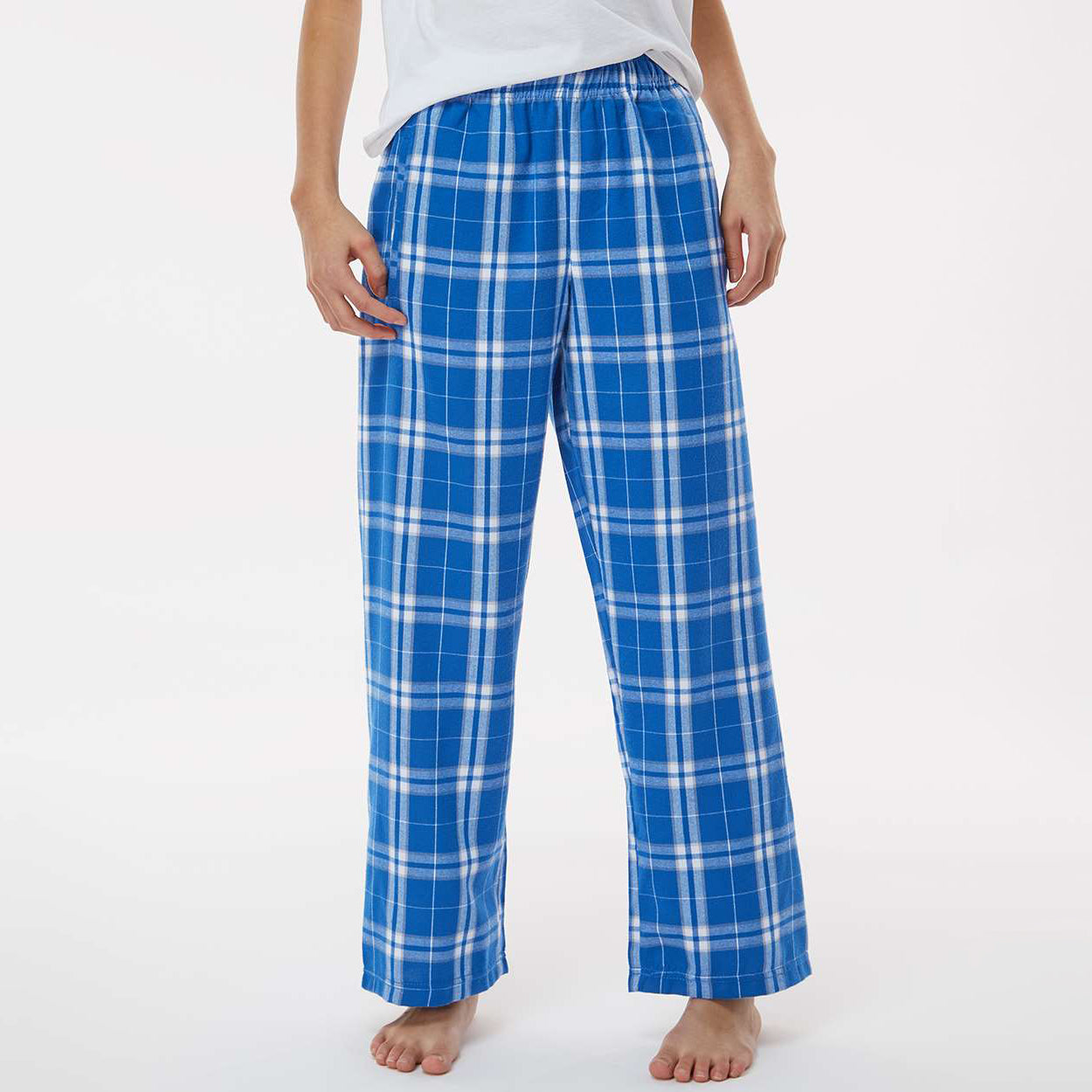 Royal/Silver Plaid