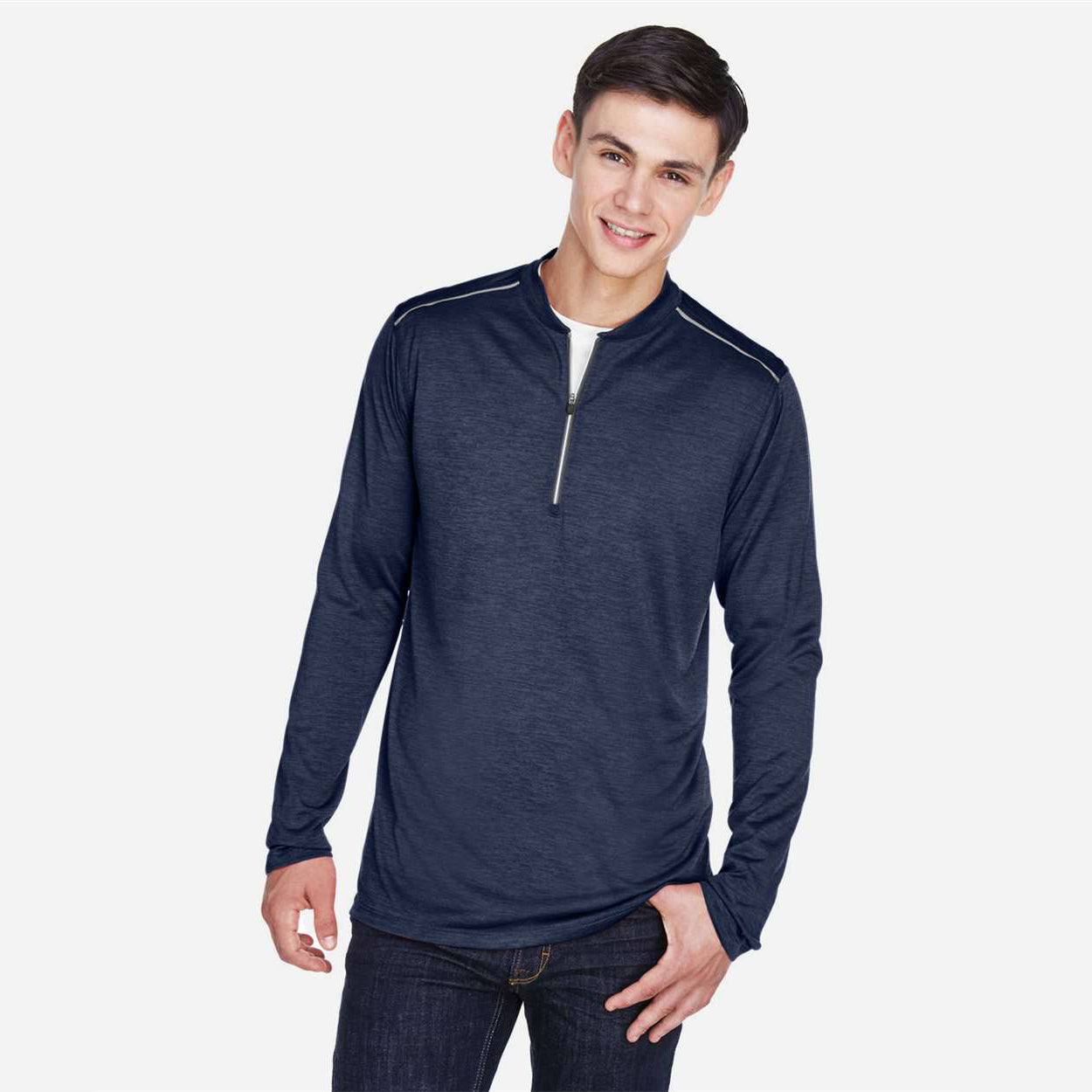 Classic Navy Heather/Carbon