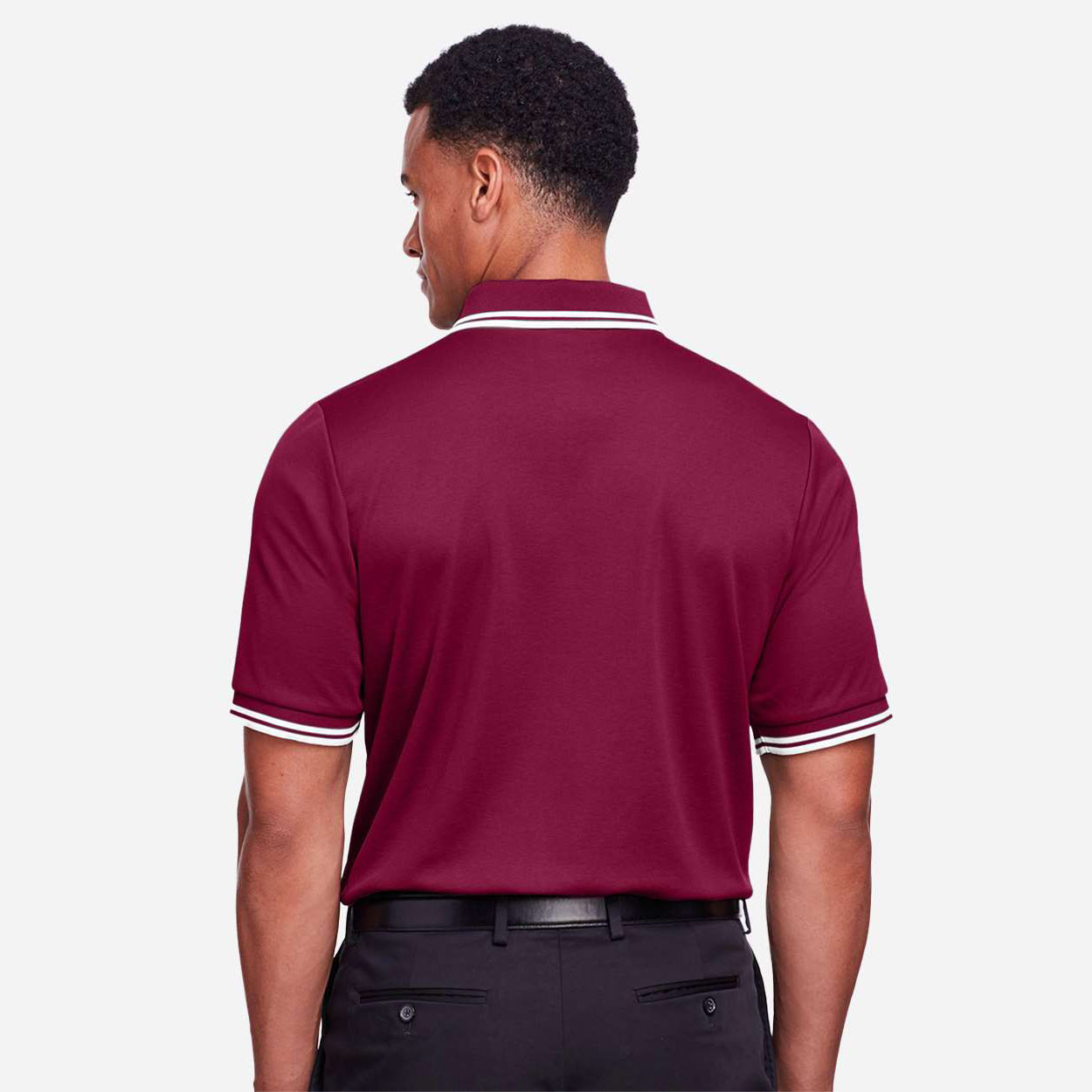 Burgundy/White