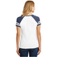 White/Heathered True Navy