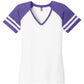 White/Heathered Purple
