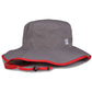Dark Grey/Red