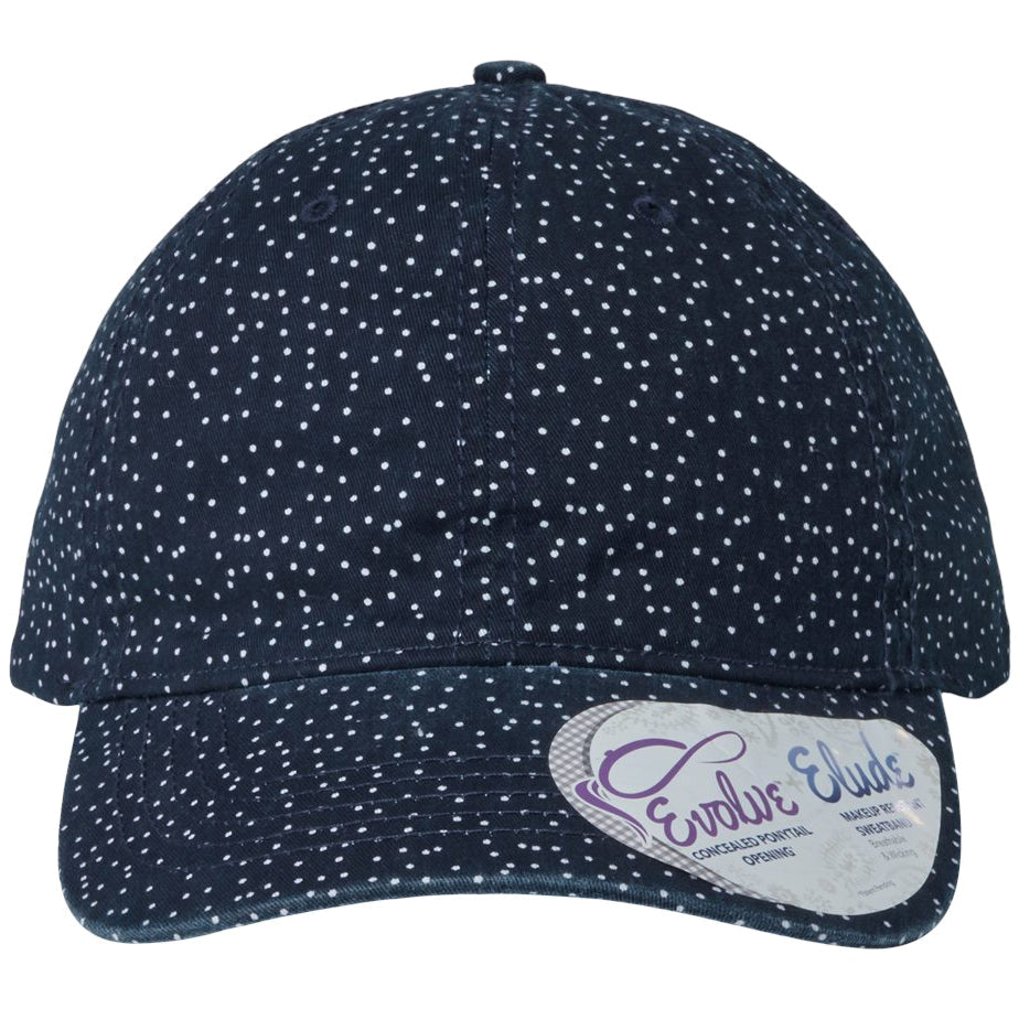 Navy/White Polka Dots
