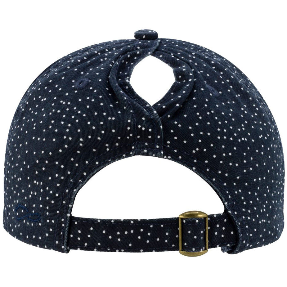 Navy/White Polka Dots