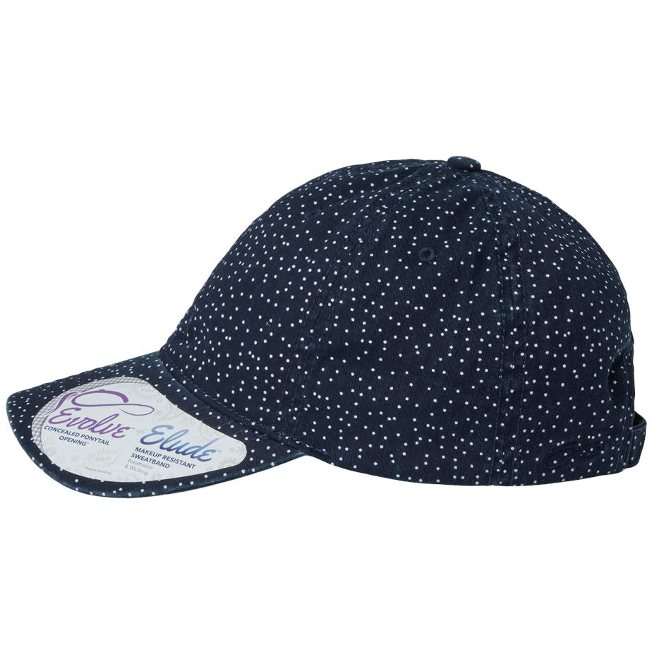 Navy/White Polka Dots