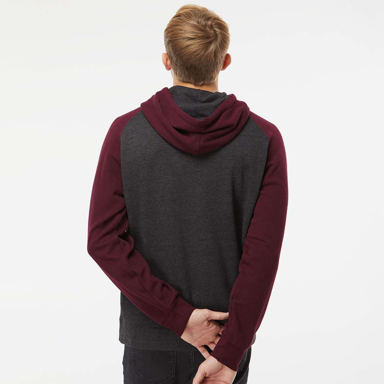 Charcoal Hthr/Burgundy Hthr