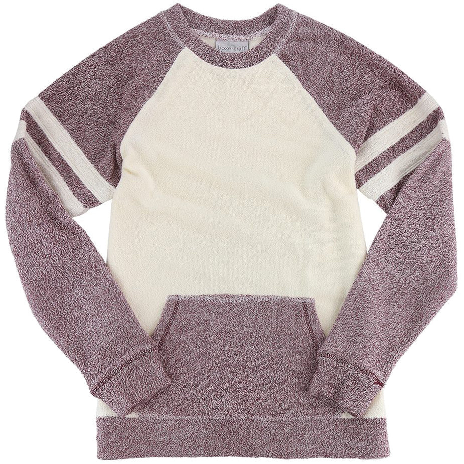 Maroon/Oatmeal