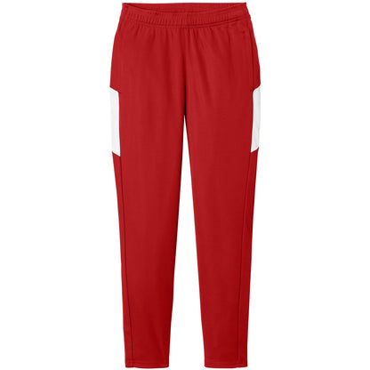 Deep Red/White