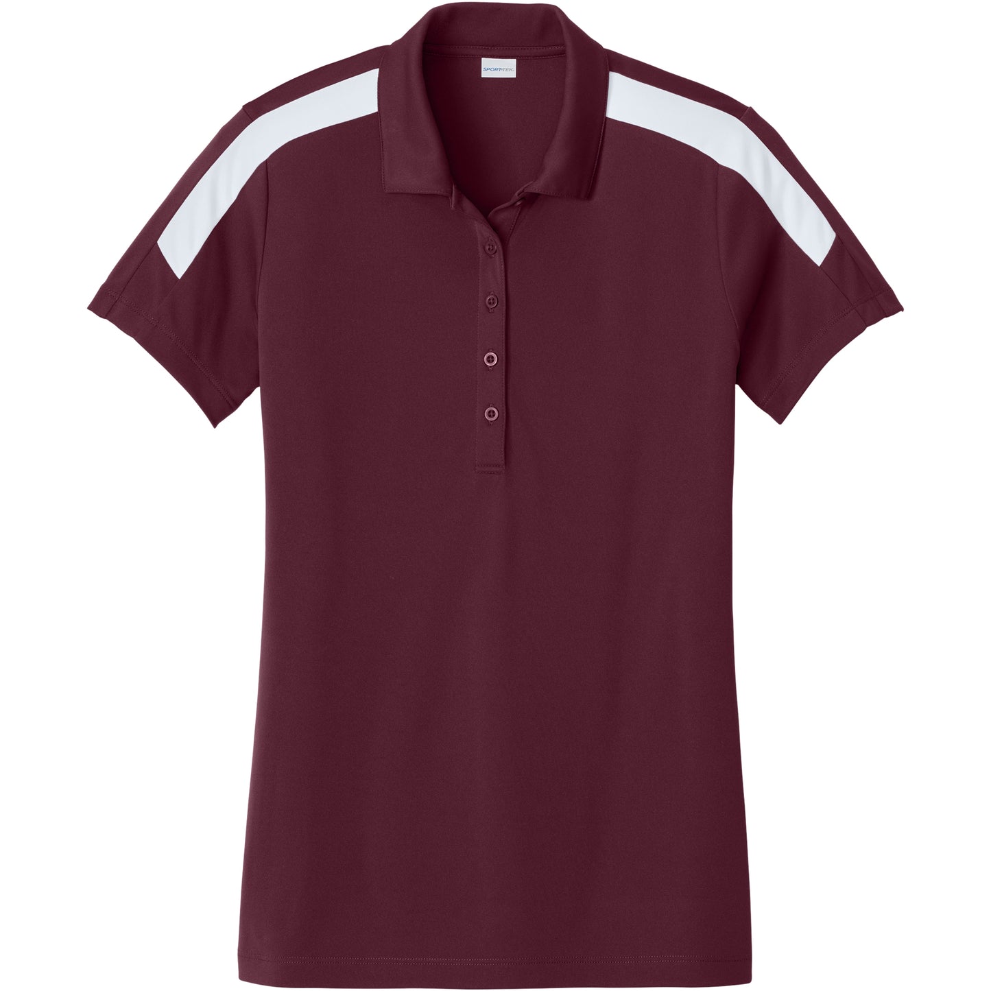 Maroon/White