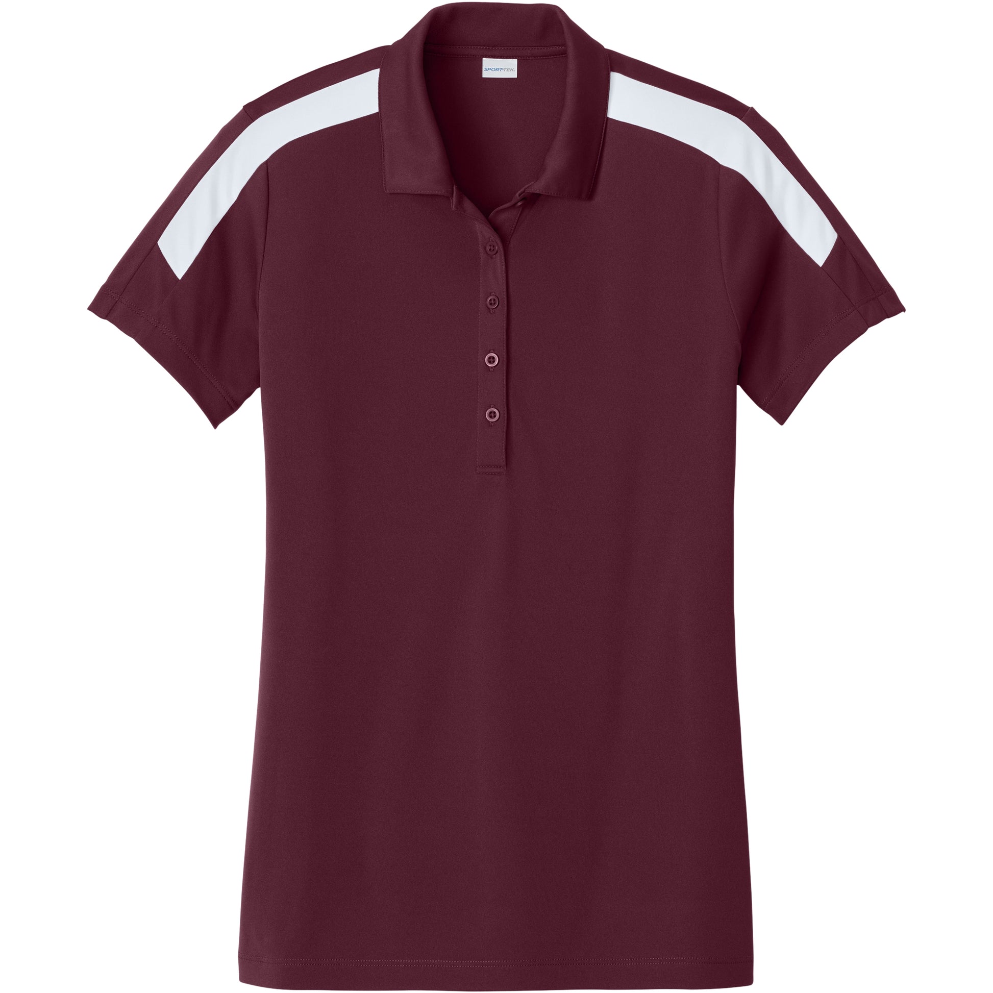 Maroon/White