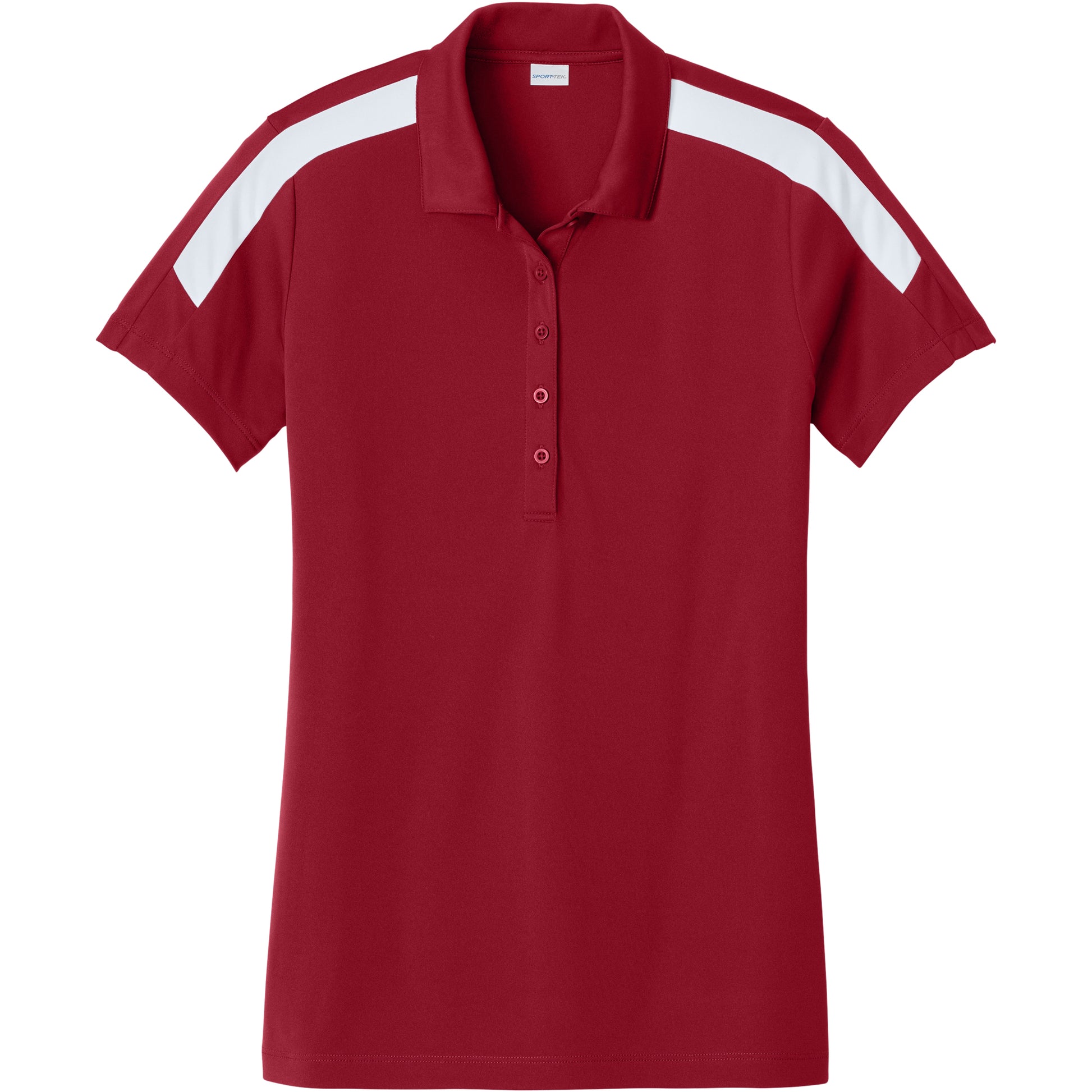 Deep Red/White