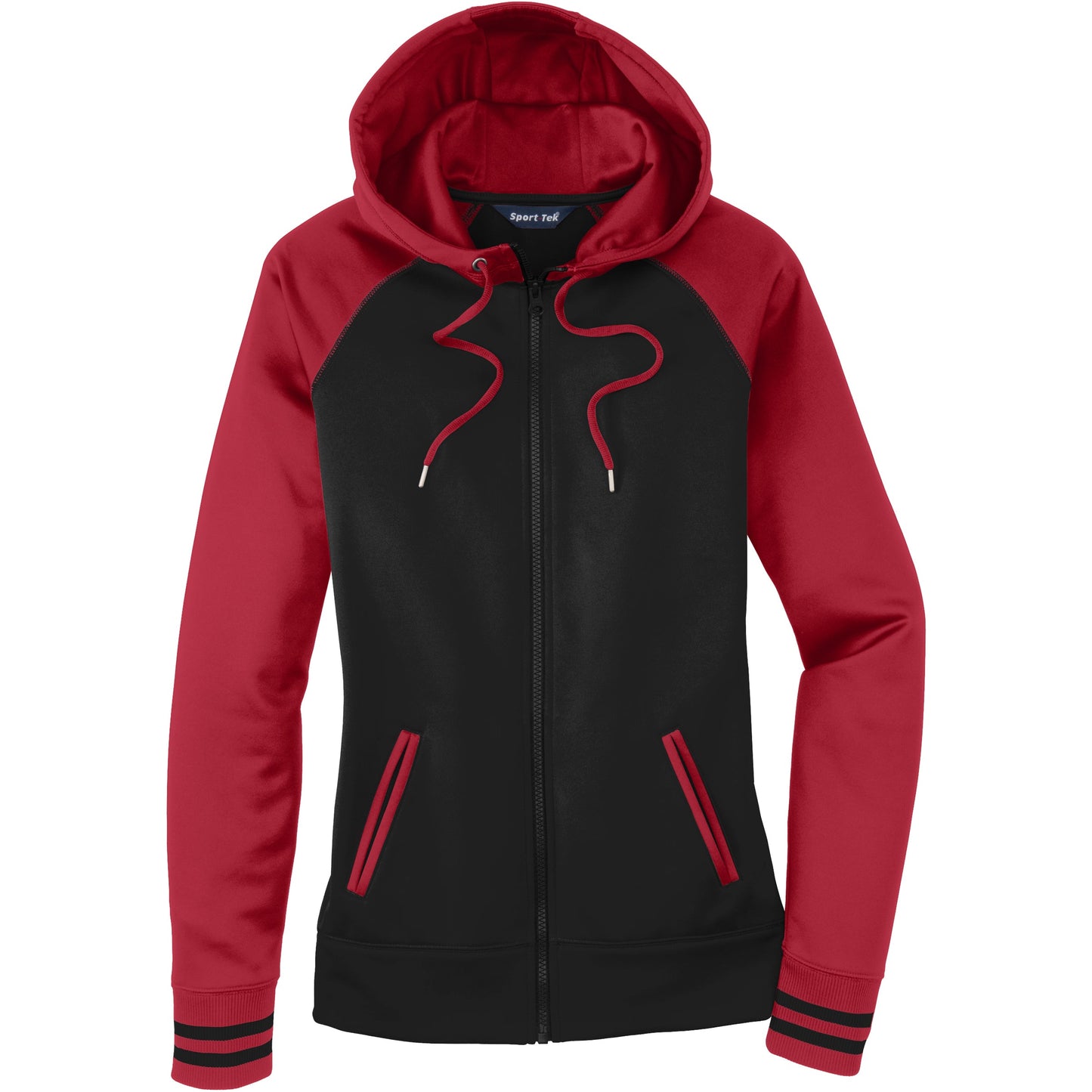 Black/Deep Red