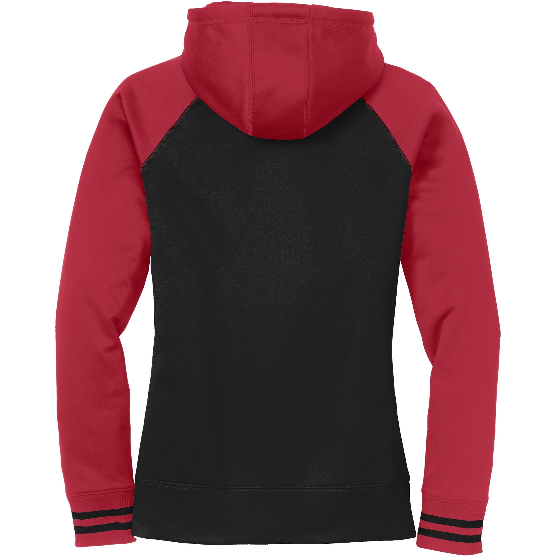 Black/Deep Red