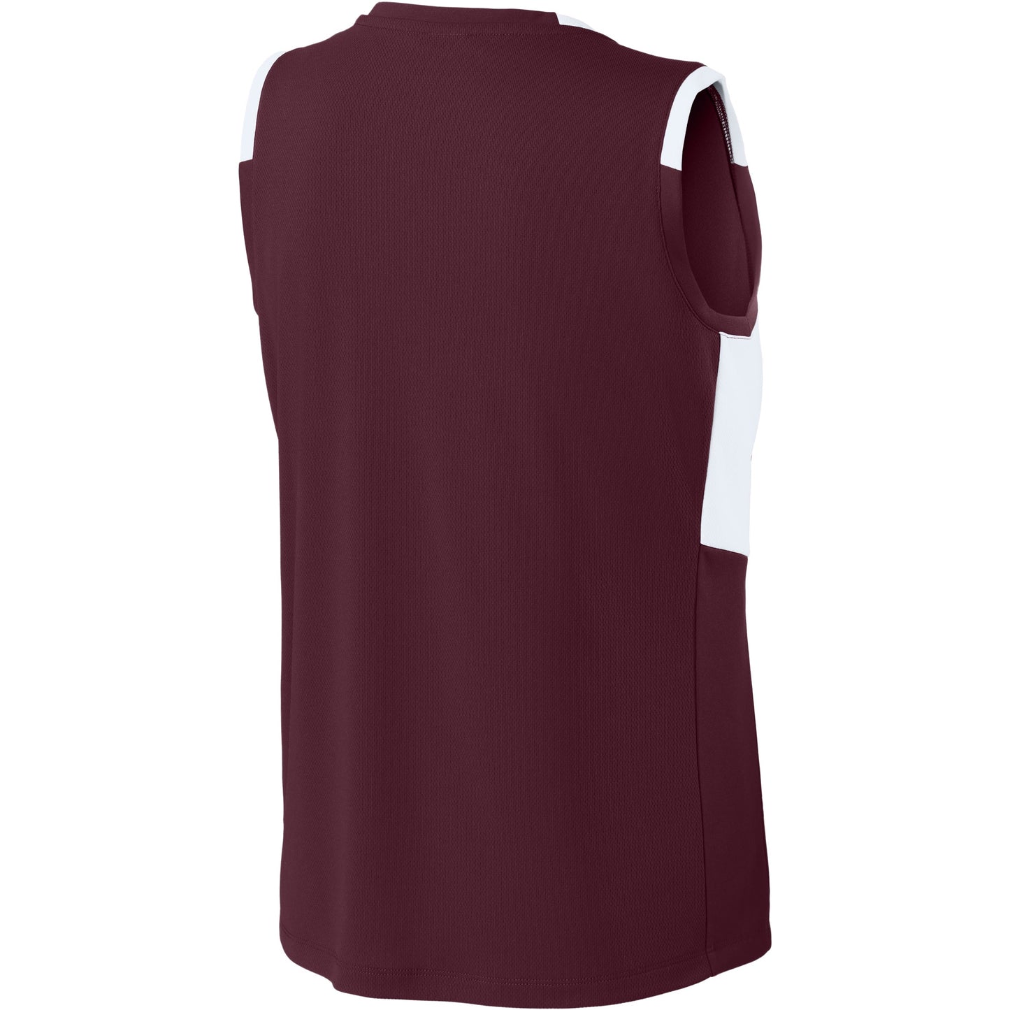 Maroon/White