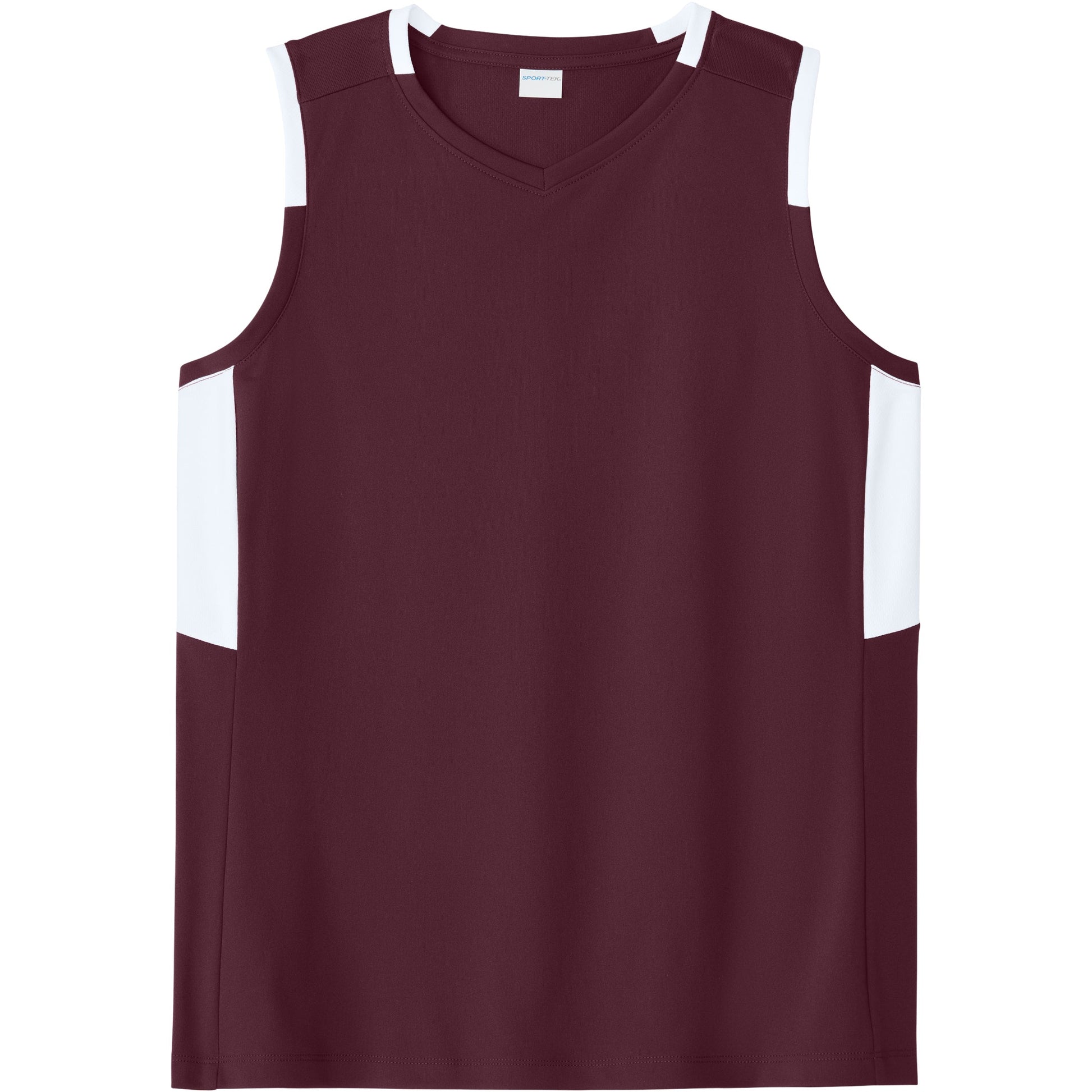 Maroon/White