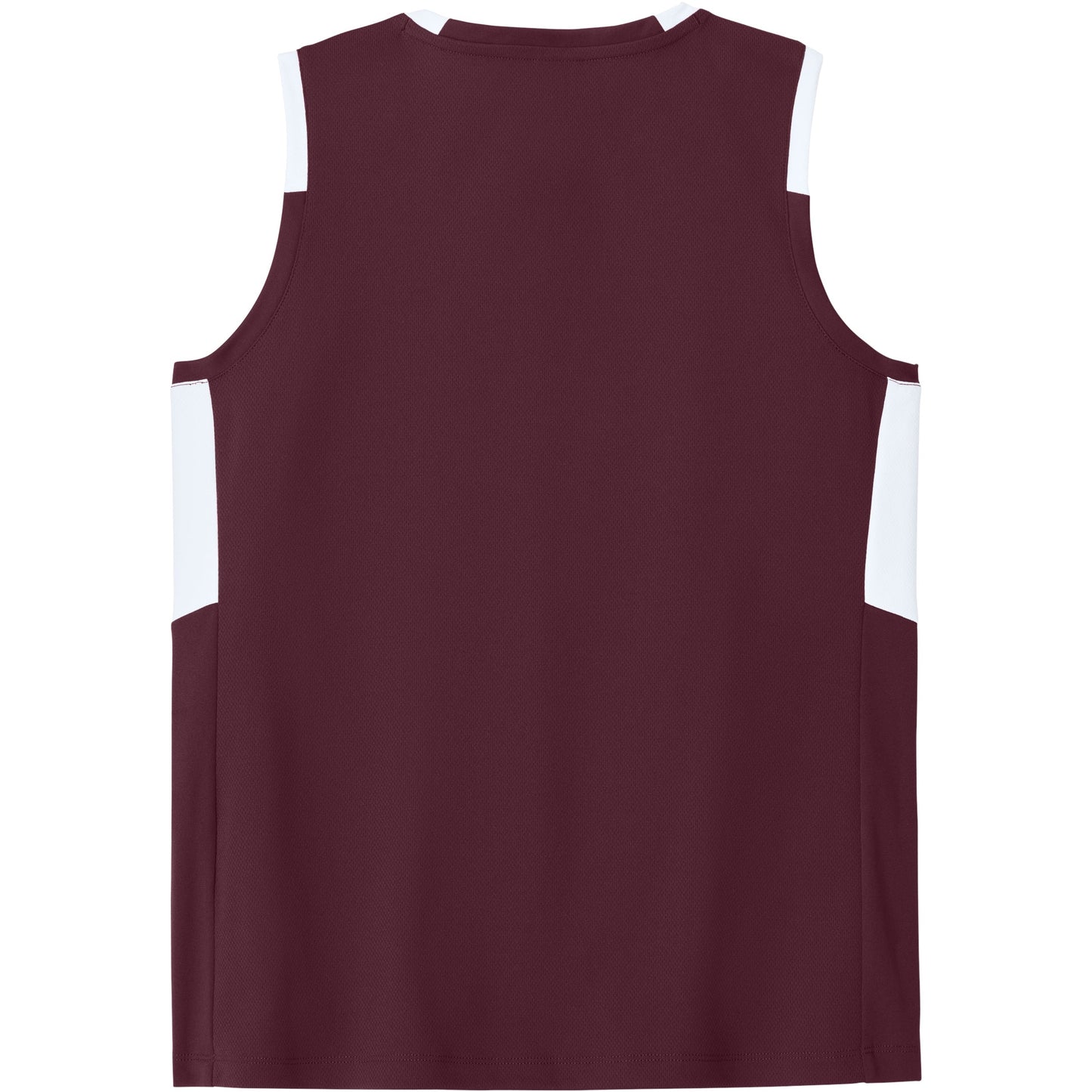 Maroon/White