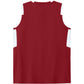 Deep Red/White