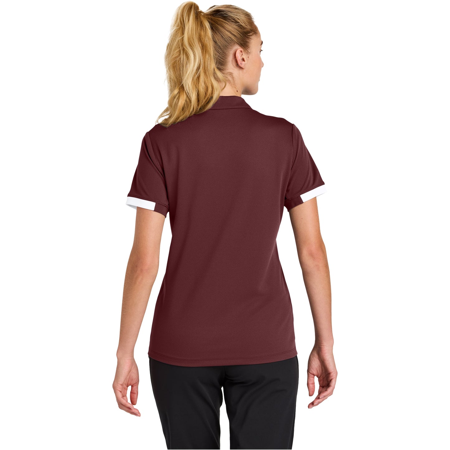 Maroon/White