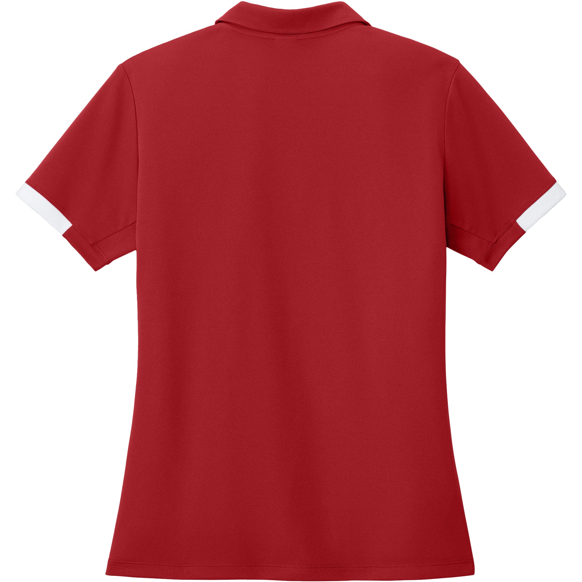 Deep Red/White