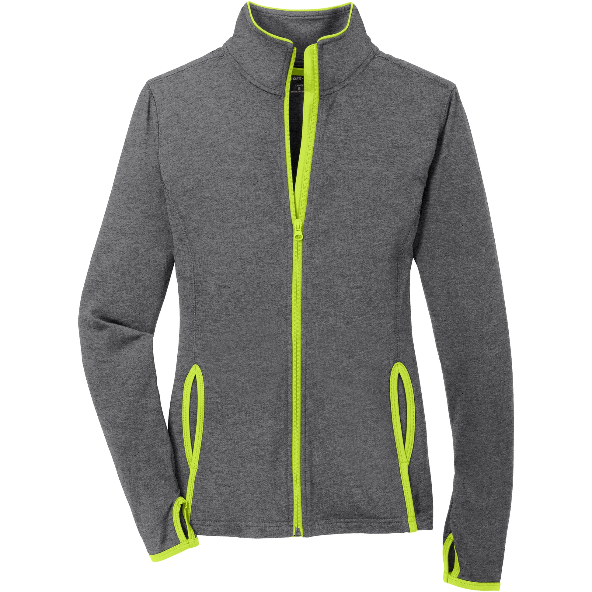 Charcoal Grey Heather/Charge Green