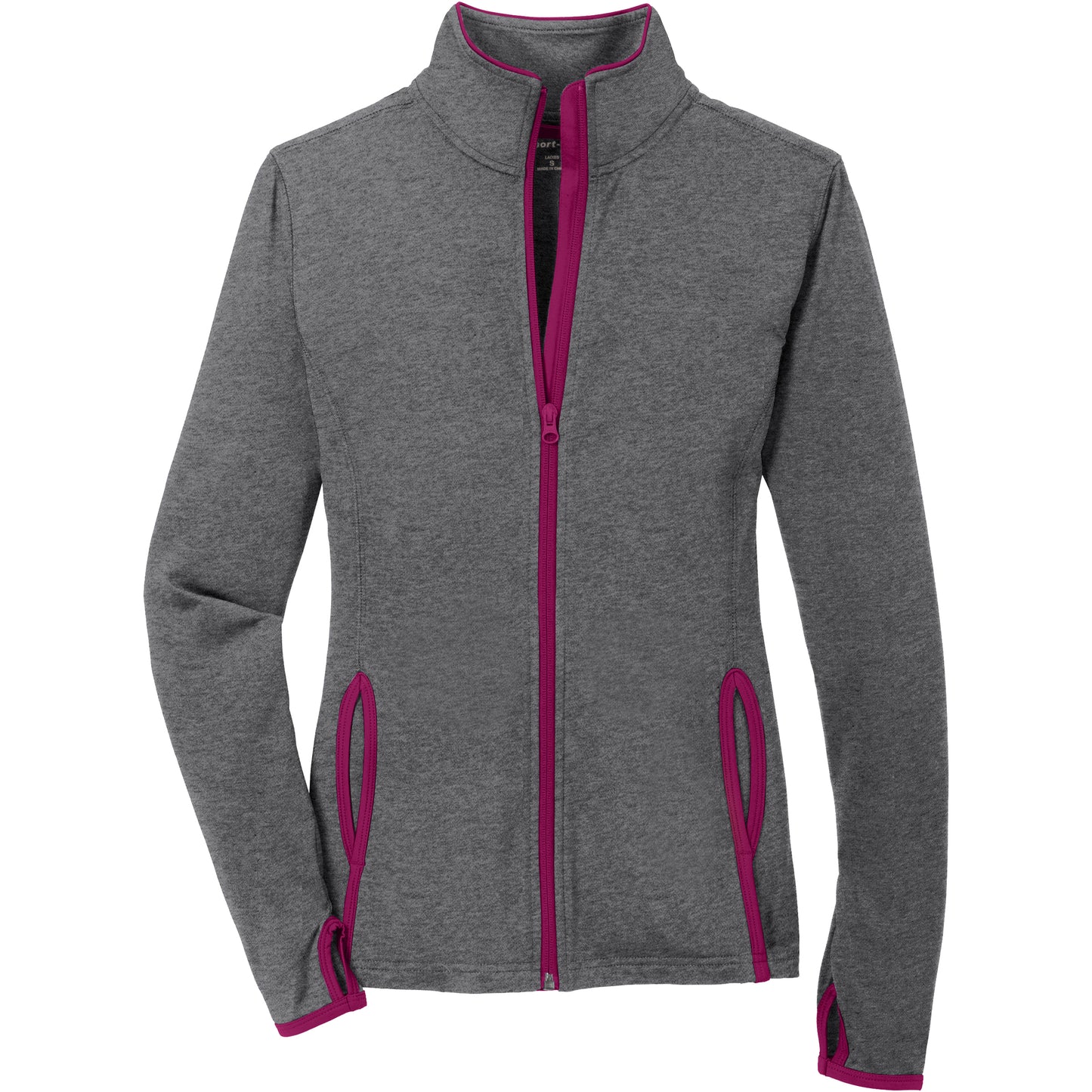 Charcoal Grey Heather/Pink Rush