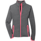 Charcoal Grey Heather/Hot Coral