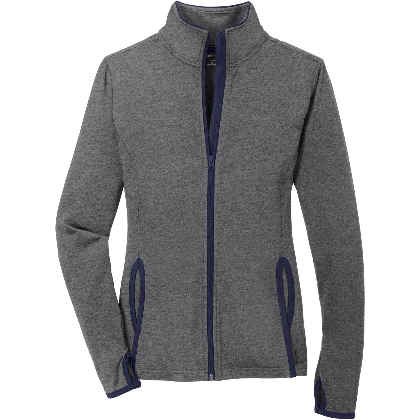 Charcoal Grey Heather/True Navy