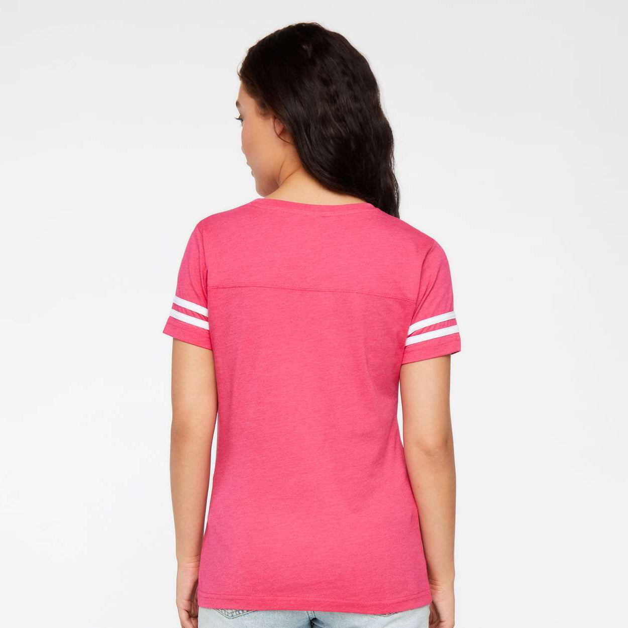 Vintage Hot Pink/White
