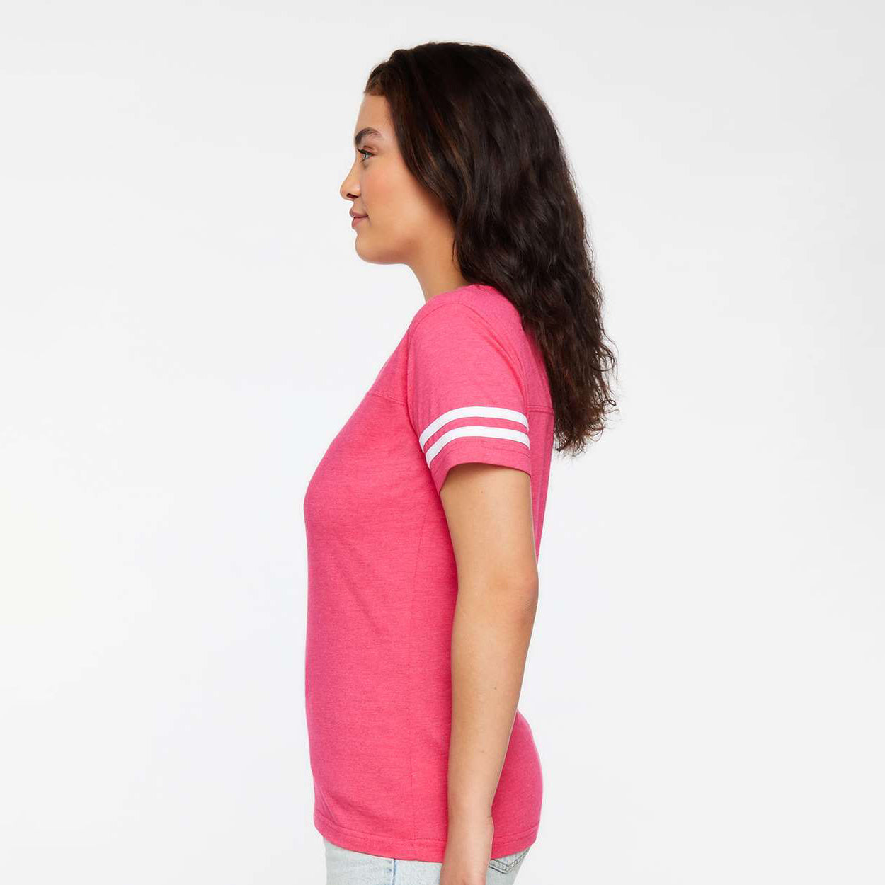 Vintage Hot Pink/White