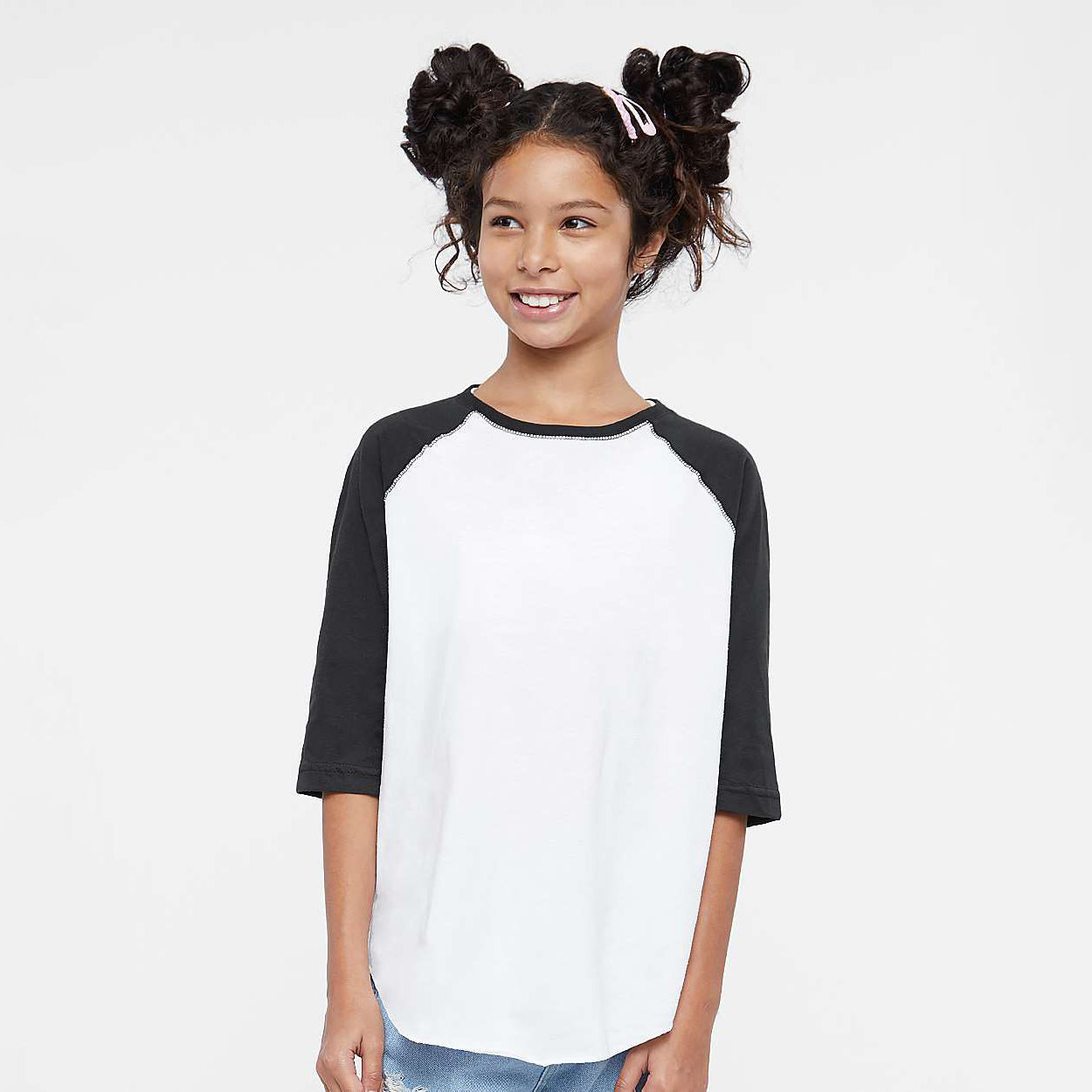 White Solid/Black