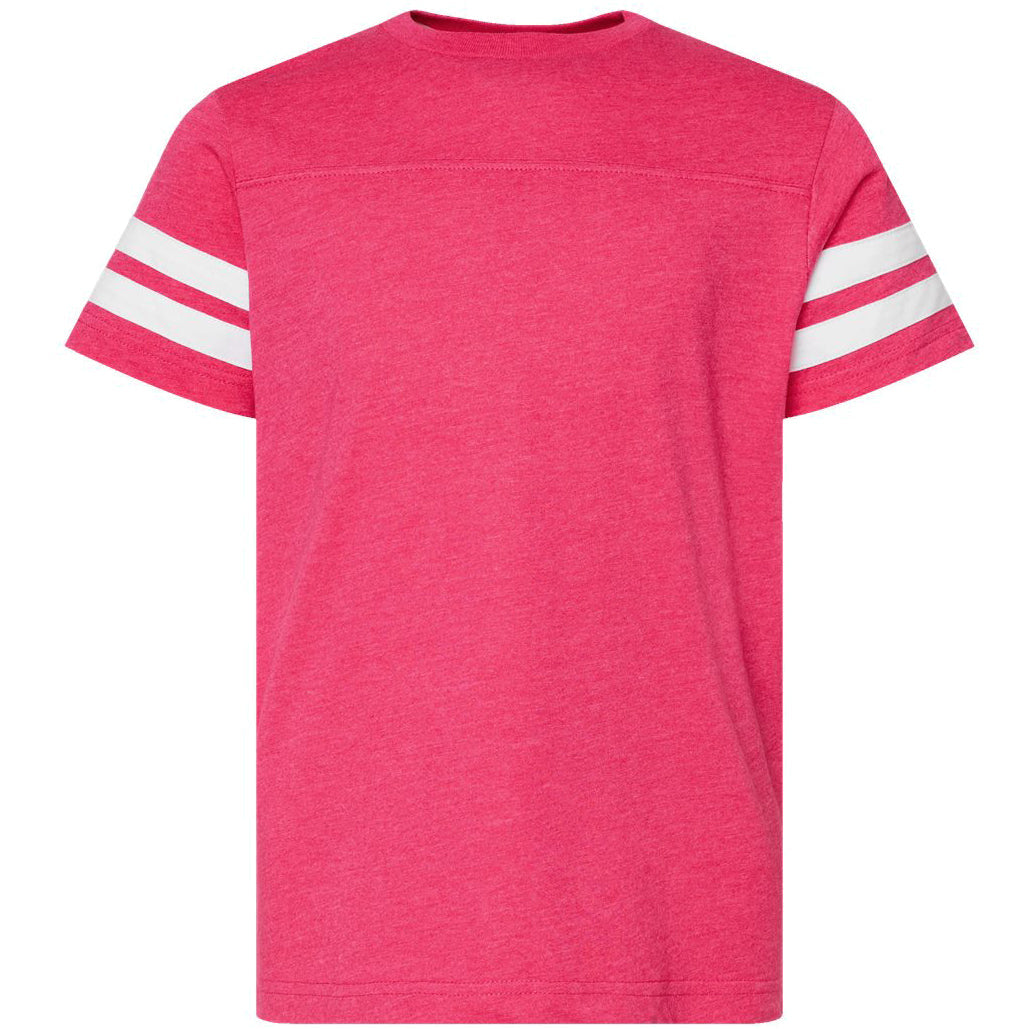 Vintage Hot Pink/White