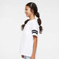 White Solid/Black