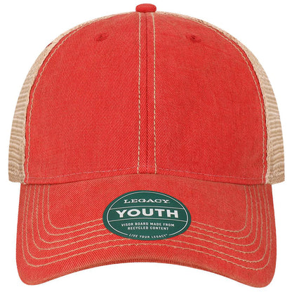 Scarlet Red/Khaki