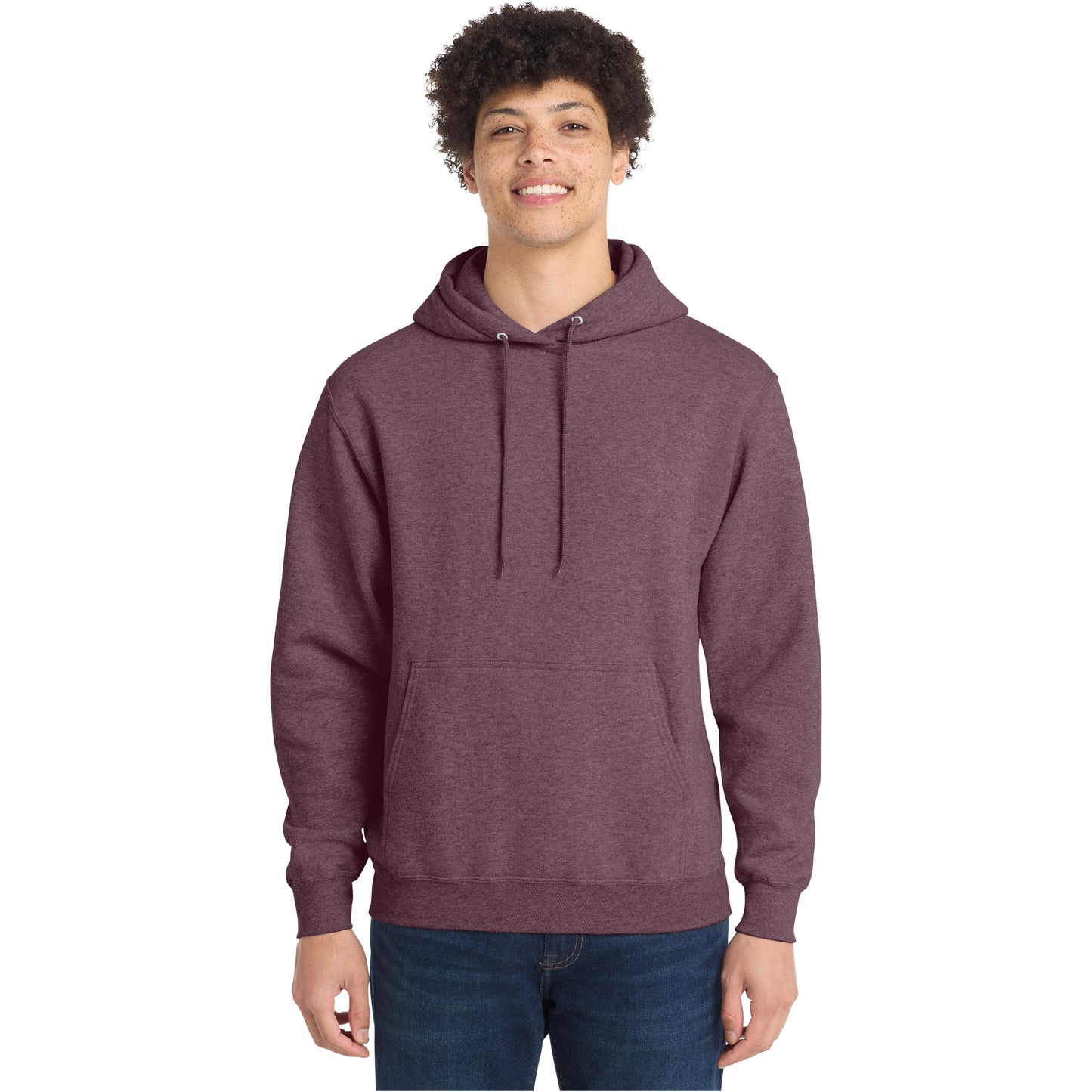 Heathered Maroon