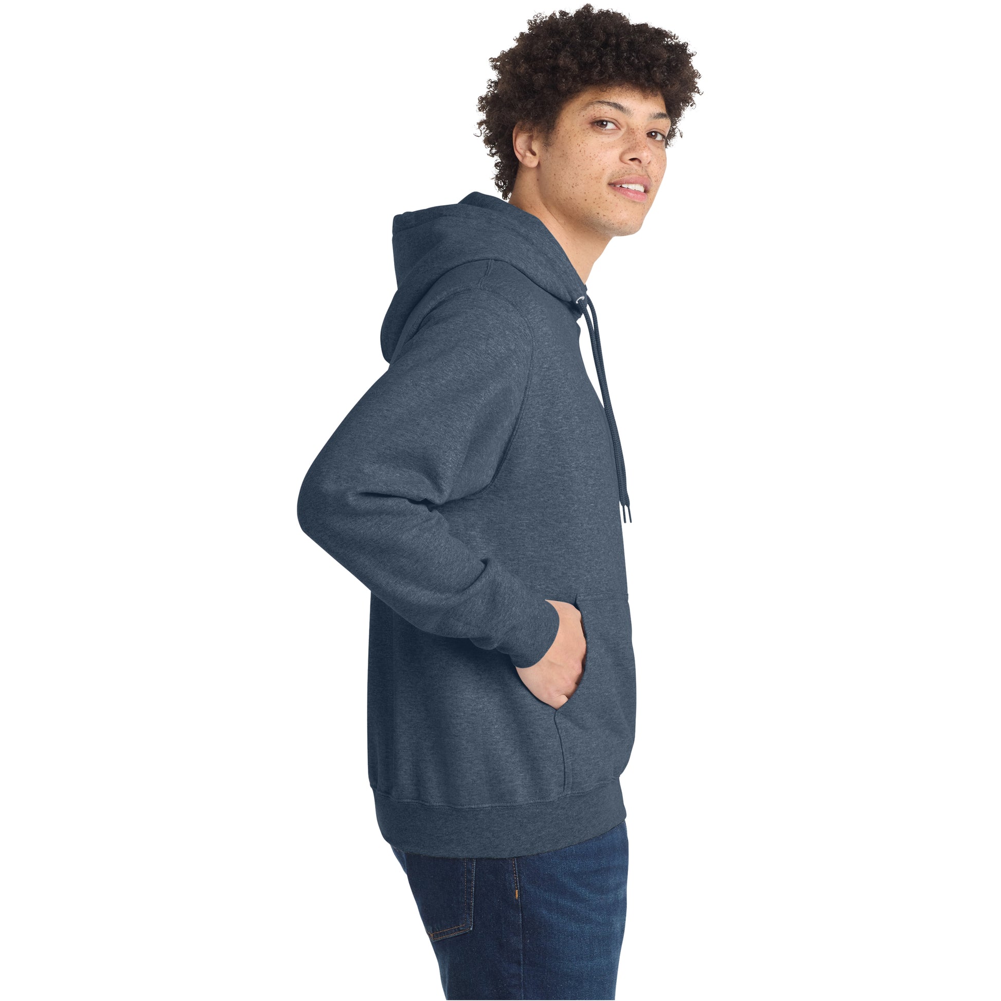 Heathered Navy