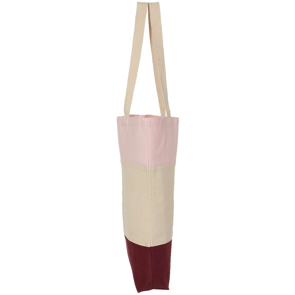 Maroon/Natural/Light Pink