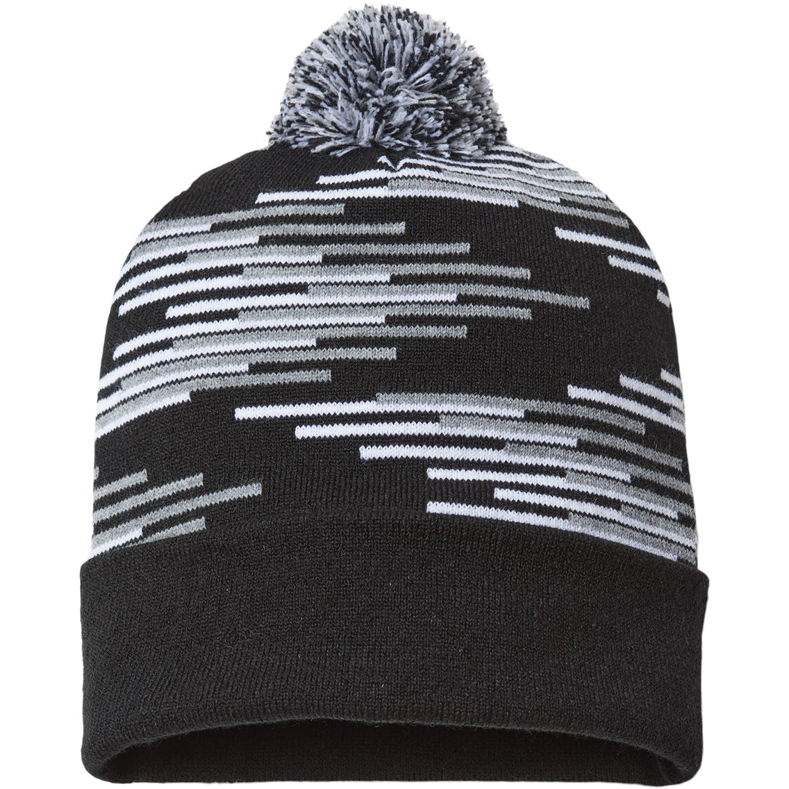 Black/Heather Grey/White
