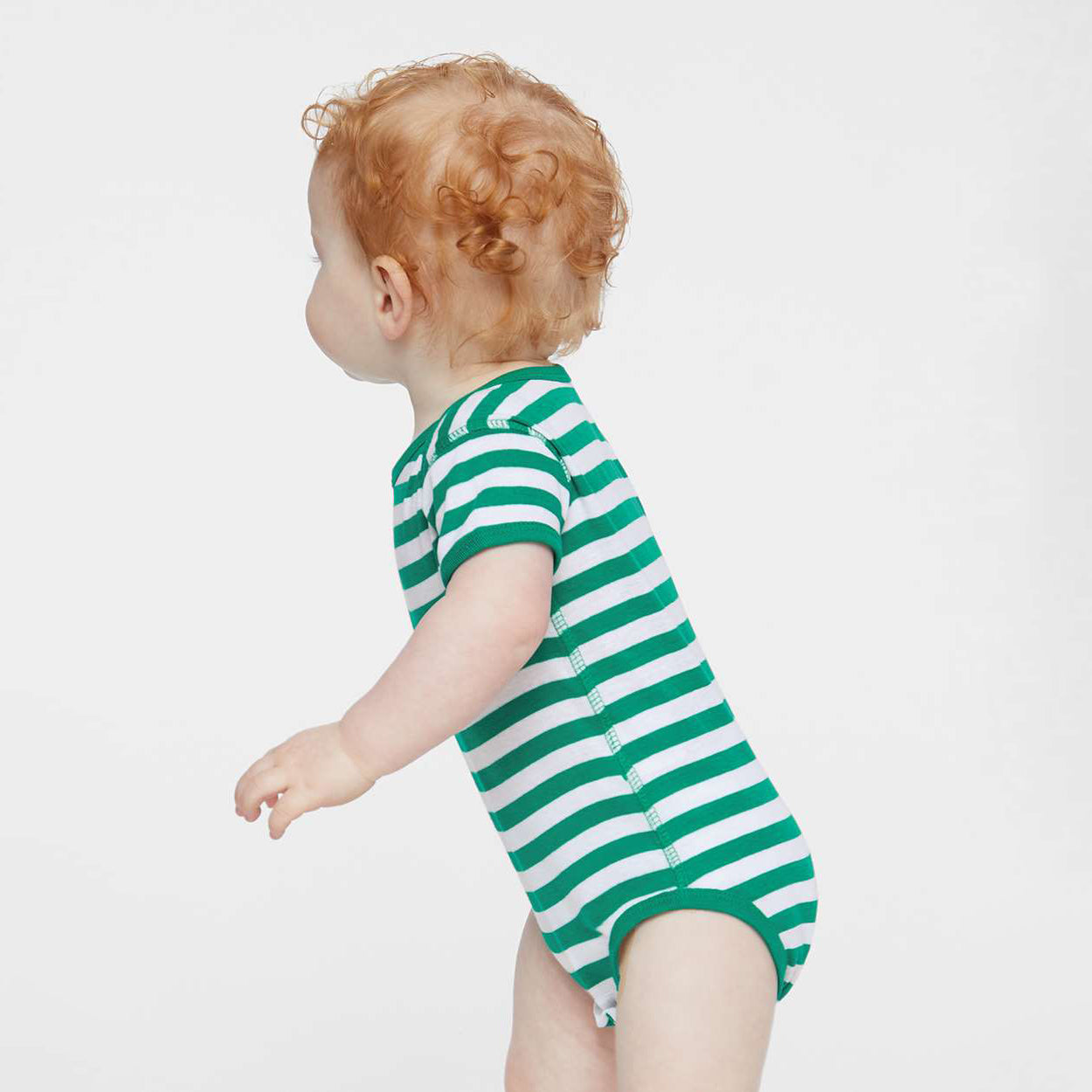 Kelly/White Stripe