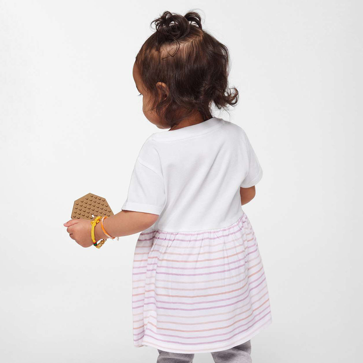 White/Lilac Stripe