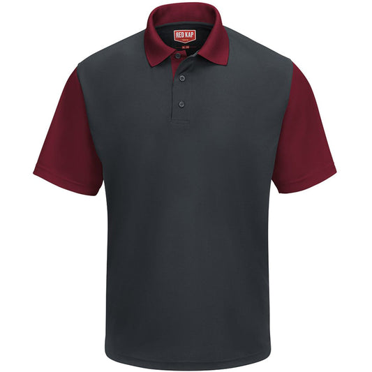 Charcoal/Burgundy
