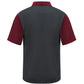 Charcoal/Burgundy