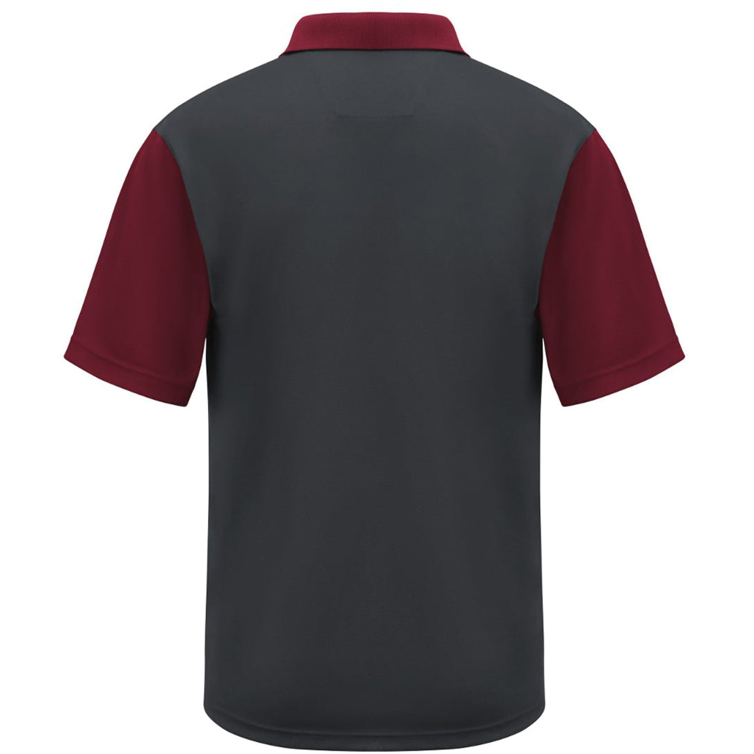 Charcoal/Burgundy