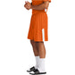 Deep Orange/White