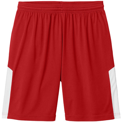 Deep Red/White