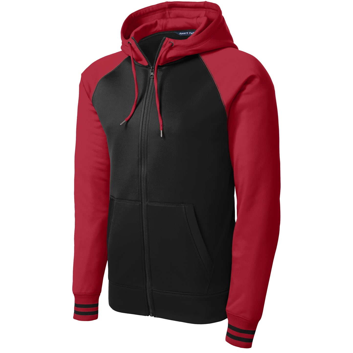 Black/Deep Red